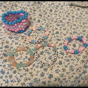 Trans pride Kandi🏳️‍⚧️🫧